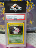 Pokemon TCG PSA 8 Meganium Neo Genesis 2000 Unlimited Holo Rare 10/111