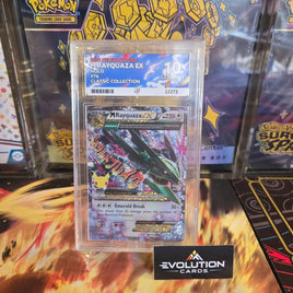 Pokemon TCG 2021 Celebrations M Rayquaza EX Card #76/108 ACE 10 GEM MINT