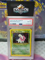 Pokemon TCG PSA 8 Meganium Neo Genesis 2000 Unlimited Holo Rare 10/111
