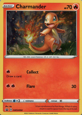 Pokémon TCG - Charmander SWSH092 SWSH: Promo Cards Holo