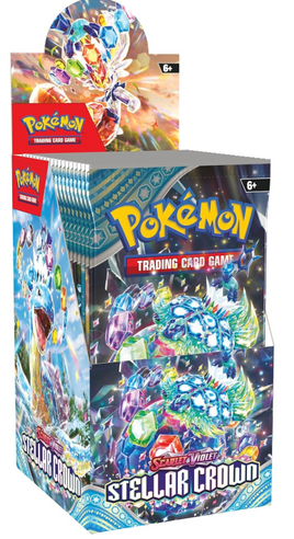 Pokemon TCG: Stellar Crown - Half Booster Box (18 Packs)