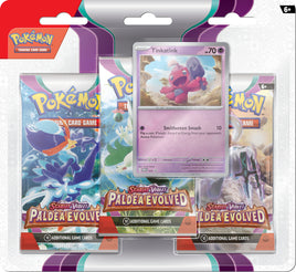 Pokemon TCG: Paldea Evolved 3 Pack Blister Tinkatink