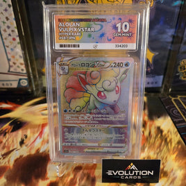 Pokemon Card TCG: Alolan Vulpix VSTAR  Silver Tempest Ace 10 Gem MINT