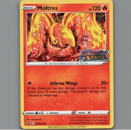 Pokémon TCG - Moltres - Brilliant Stars - Promo - SWSH185- LP