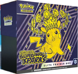 Pokemon TCG: Surging Sparks Elite Trainer Box - Acrylic Display Case Inc