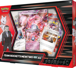 Pokemon TCG: Team Rocket's Mewtwo ex Box